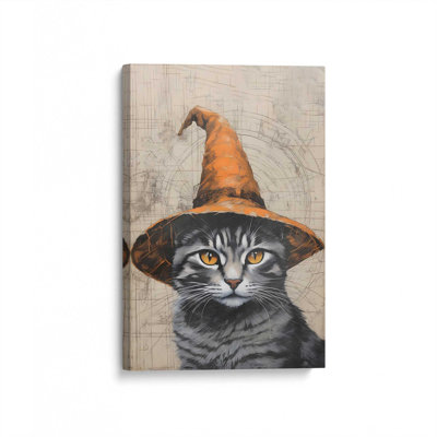 «The Bewitching Cat», toile tendue