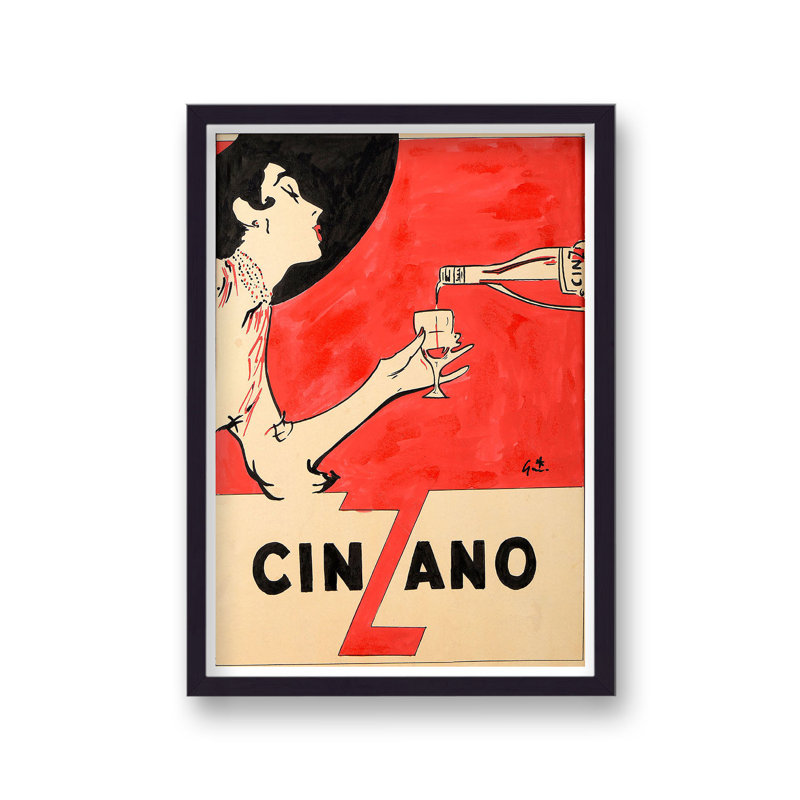 Cinzano Vintage Art - Single Picture Frame Print
