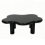 Table basse 40 "avec 4 pieds ronds, petite table basse mignonne, table centrale irrégulière unique pour le salon, appartement-1822949876