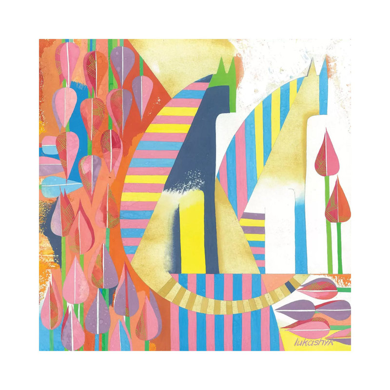 Egyptian Cats 1 Piece Wrapped Canvas Wall Art, 30.48 cm H x 30.48 cm W