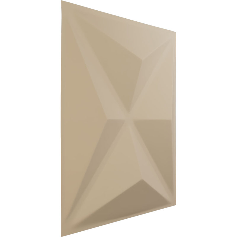 Panneau mural décoratif Haven EnduraWall 3D, Beige fumé satiné UltraCover