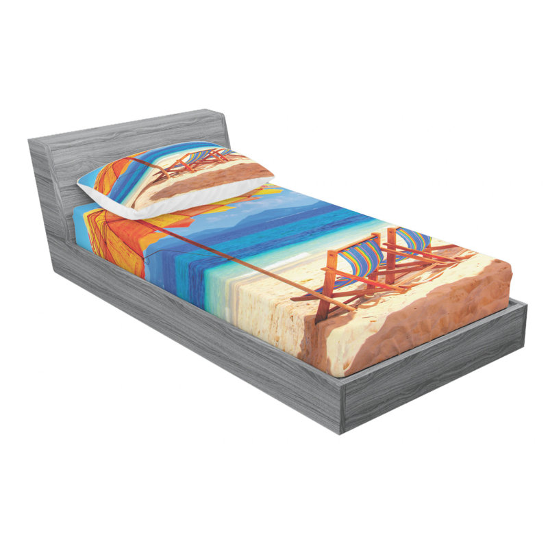 Microfiber Sheet Set, Twin XL Sheet Set with Fitted Sheet