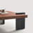 Walnut-Colored MDF Coffee Table
