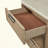 Two Drawer Nightstand With Rope Drawer Fronts