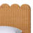 Bali & Pari Maritza Scalloped Natural Rattan Bed Frame - Handwoven Wicker Headboard And Footboard With Decorative Edge Detail, Boho Coastal Style For Bedroom, King-1171891045