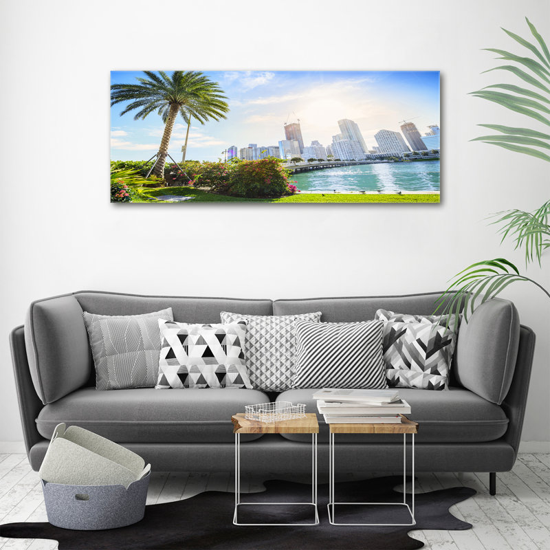 Miami Usa - Wrapped Canvas Print