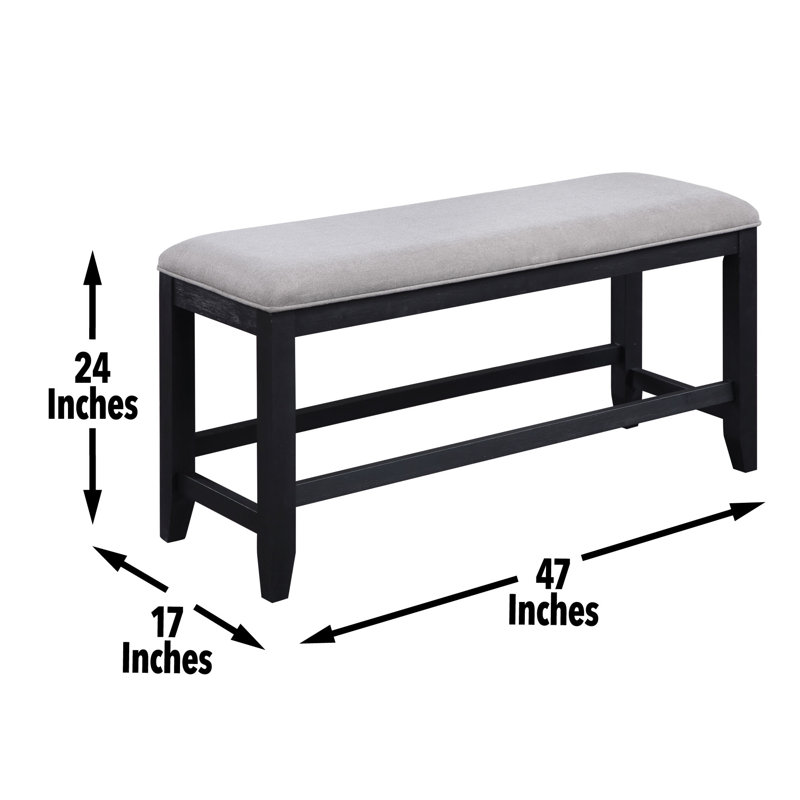 Donny Lequitta Upholstered Bench