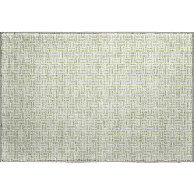 Premium Machine Washable Prisco Aloe Rug
