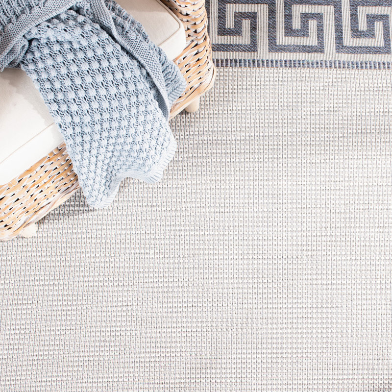Martha Stewart Indoor Outdoor Performance Machine Washable Oriental Indoor/Outdoor Area Rug, Rectangle 8' x 10'