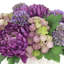 Floral Centerpiece with Dahlias, Mums and Succulents