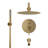 Calder Dual Function Complete Shower System with Rough in-Valve-98287151