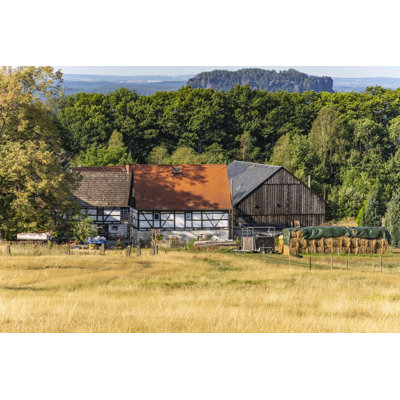 Waitzdorfer Hoehe to Waitzdorf by Mweirauch - Photograph Wrapped Canvas