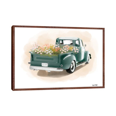 Flower Truck 1 Piece Painting on Canvas