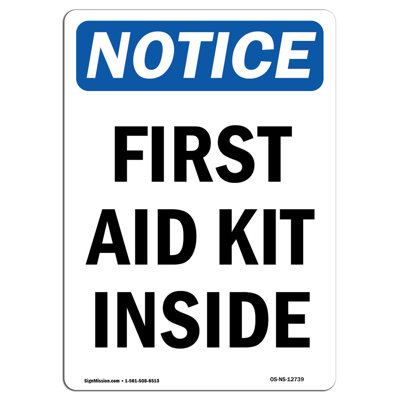 First Aid Kit Inside Sign