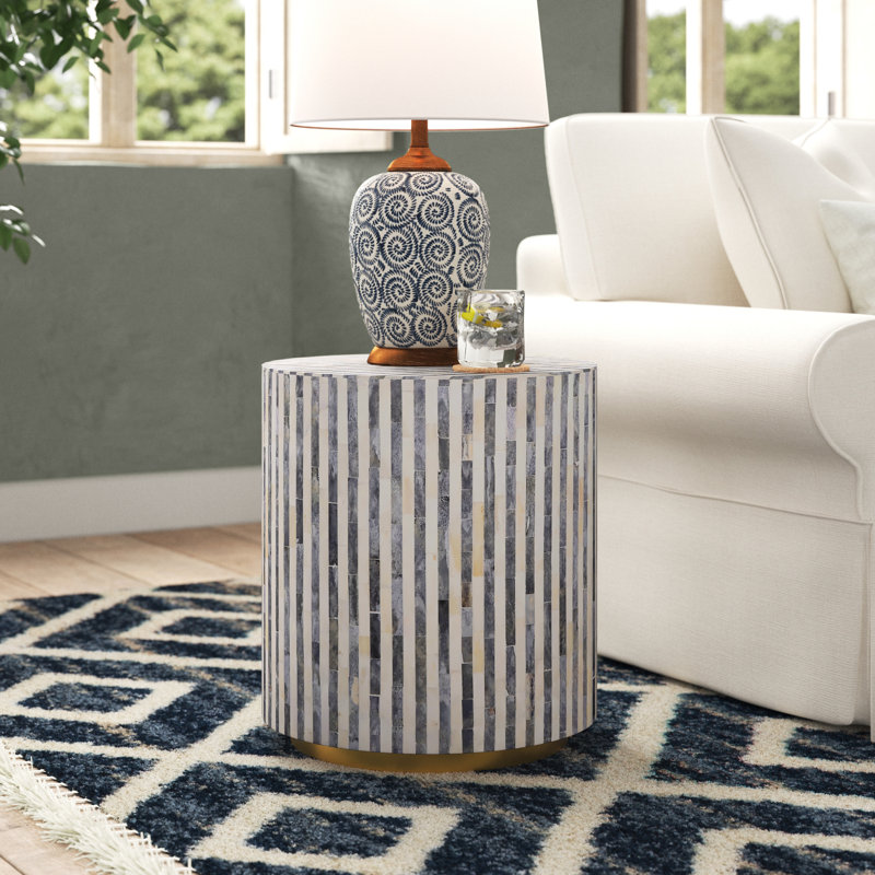 Demson End Table, Gray