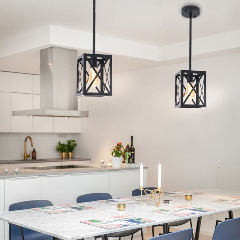 Luminaire suspendu au plafond Jannel Lantern