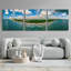 «Beautiful Fort Lauderdale, Florida» par Epic Portfolio, ensemble de 3 pièces, 108 po x 36 po