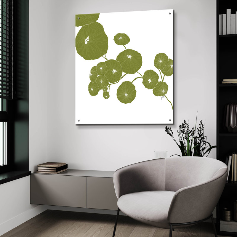«Pilea» par Trish Sierer, H 36 po x l 36 po x P 0,2 po