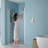 Fold Frameless Shower Door With Tempered Glass, 1/4" (6 Mm)