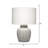Mayolo Ceramic Table Lamp with Linen Shade-1114360207