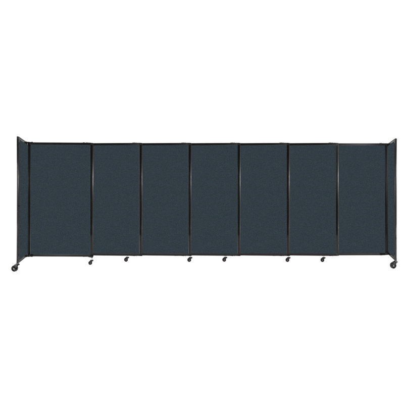 Cloison portative coulissante en tissu StraightWall, H 60 po x l 186 po x P 1 po, Épinette du Colorado
