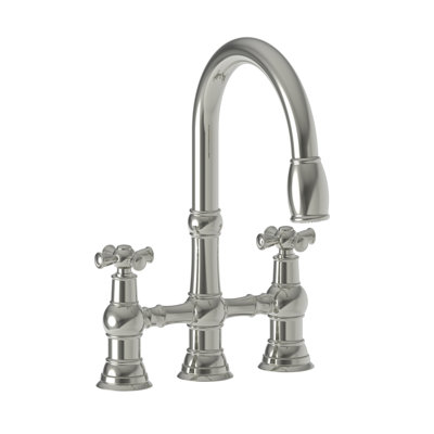 Jacobean Pull Down Kitchen Bridge Faucet