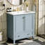 Meuble-lavabo 30 po avec lavabo en céramique-147787620