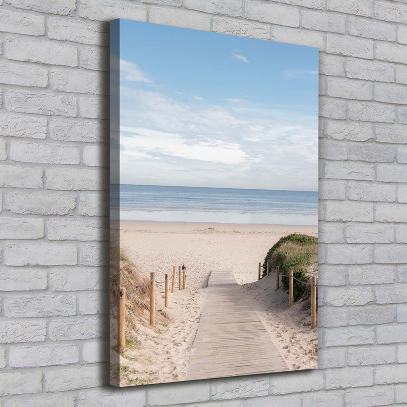 Path To The Beach - Wrapped Canvas Print