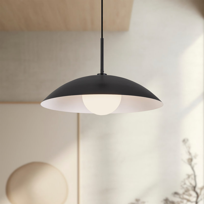 Regent 19-in Black Pendant