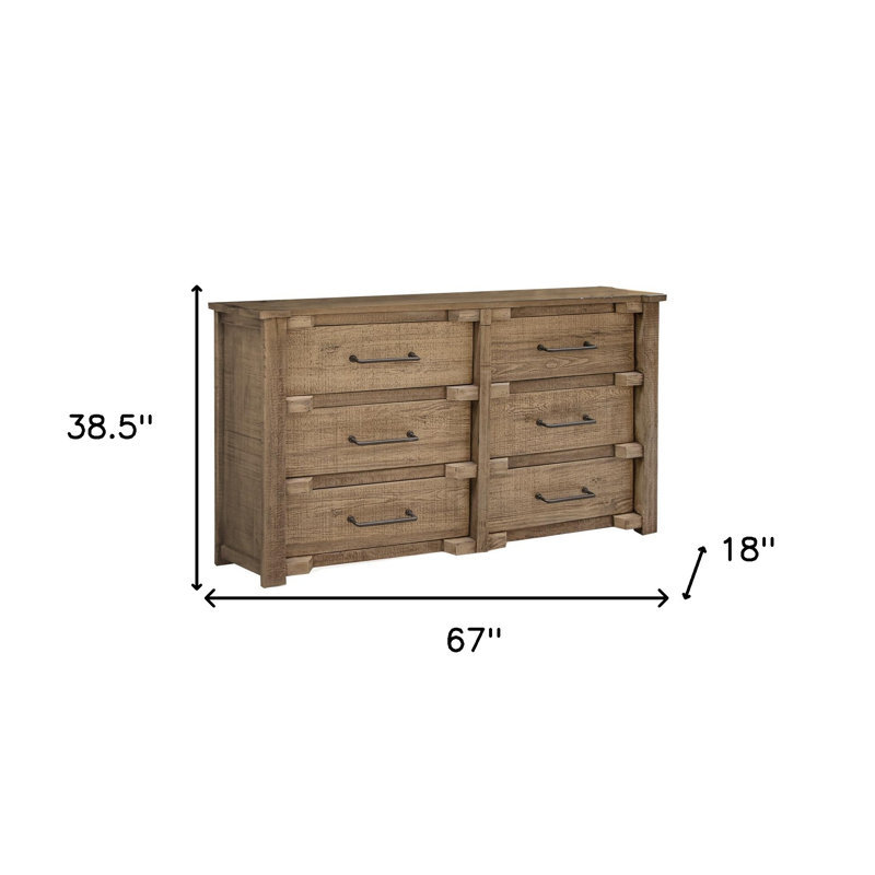 Commode 6 tiroirs HomeRoots
