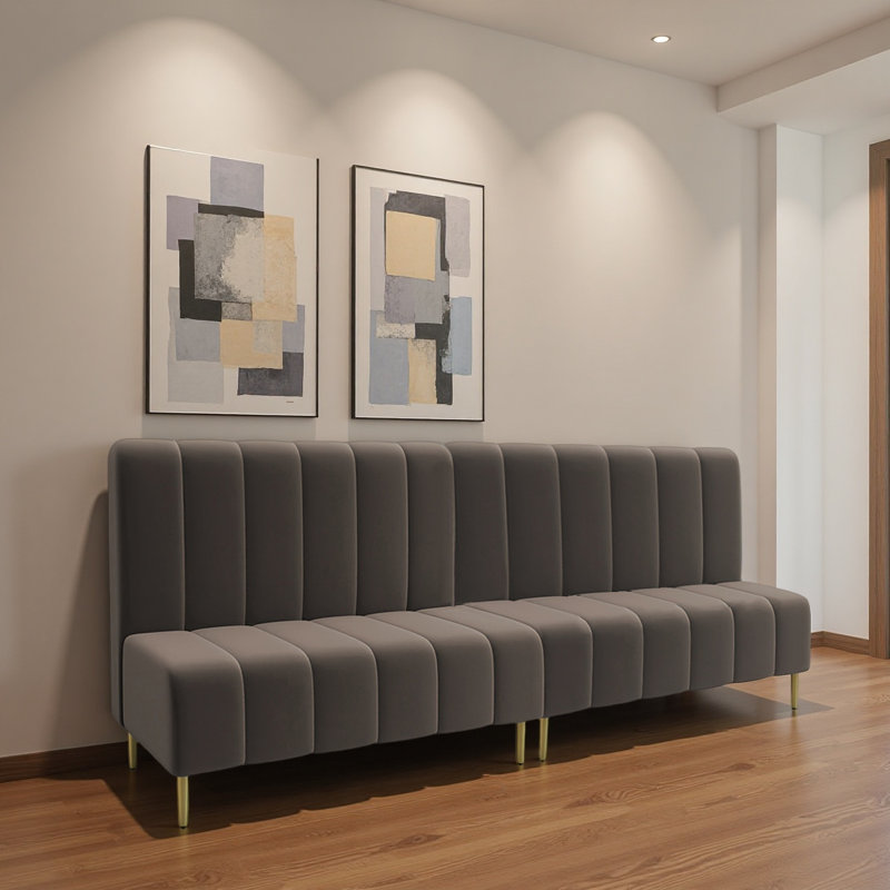 Ensemble de double cabine rembourrée en velours