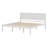 Platform Bed Frame With Headboard, Solid Pine Wood Slat Support - No Box Spring Needed-130557773