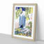 The Yoro Waterfall in Mino Province by Katsushika Hokusai - Picture Frame Painting Print on MDF-55610972-55610970
