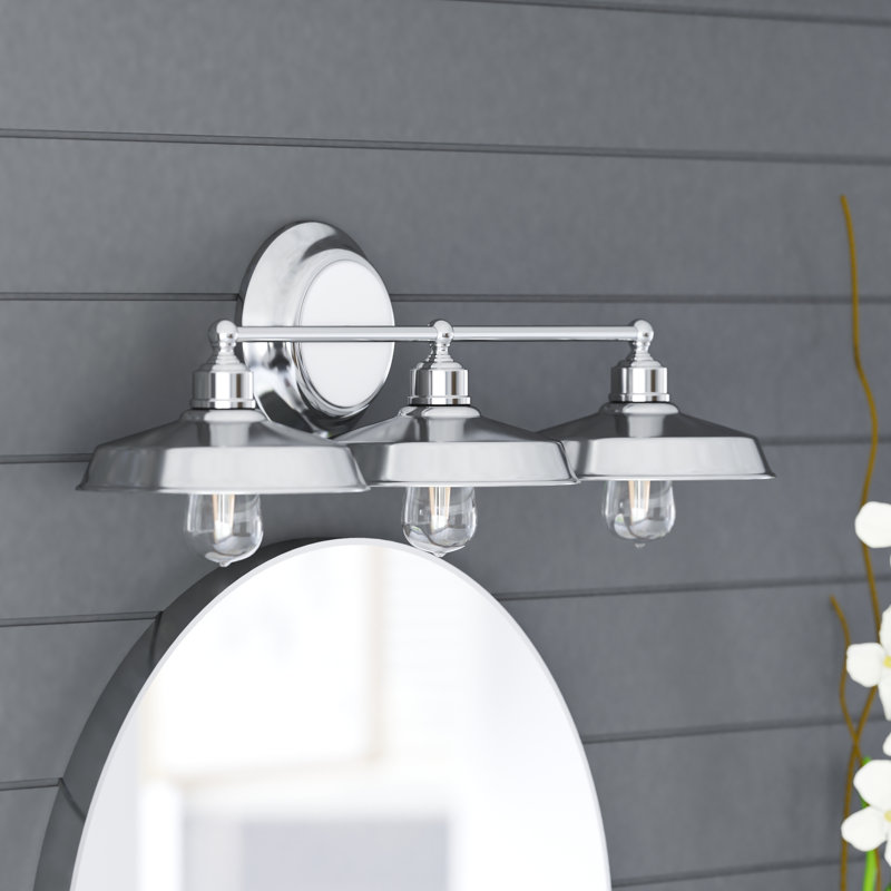 Lyndan 3-Light Indoor Vanity Light, Brushed Nickel