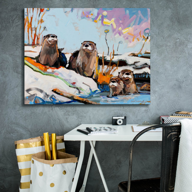 Toile épique Graffiti «Fireworks» par Adam Swanson, 34 po x 26 po, H 26 po x l 34 po
