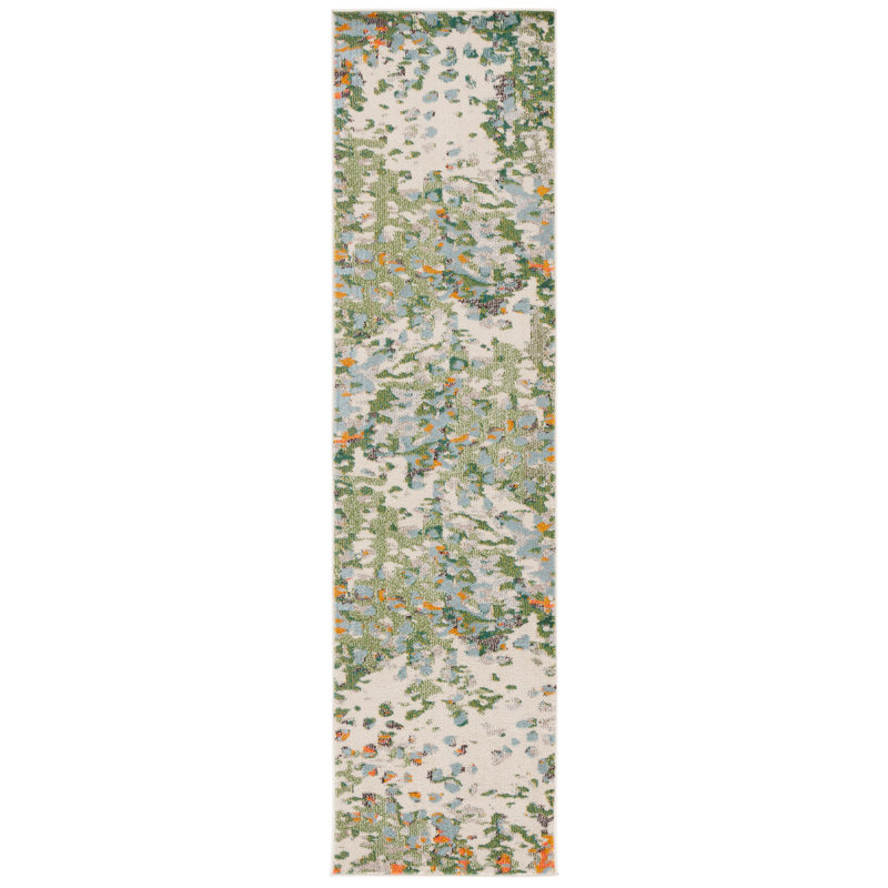 Monaco Performance Abstract Rug, Runner 2'2" x 8'