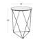 Table de bout avec cadre en verre Chylie-37210767