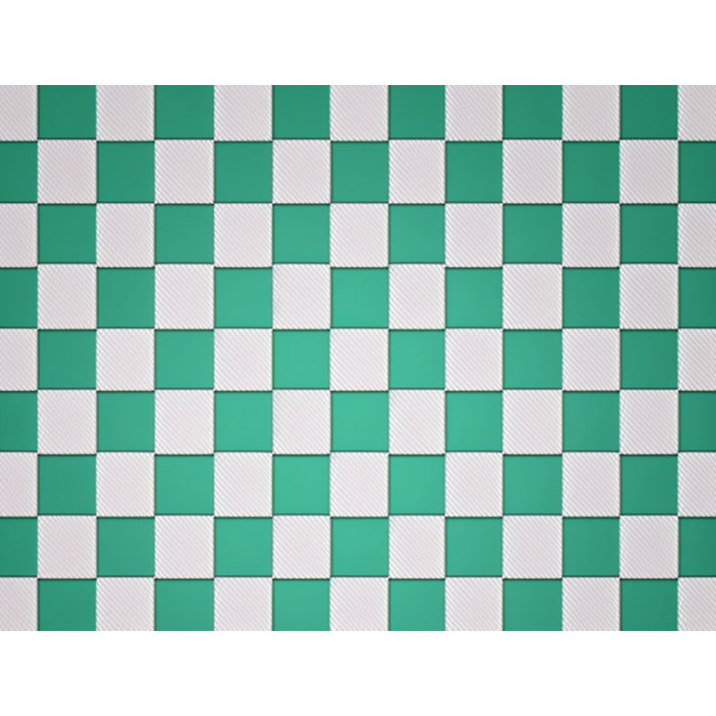 Polyester Comforter, Twin Comforter, Green/Silver Checkered