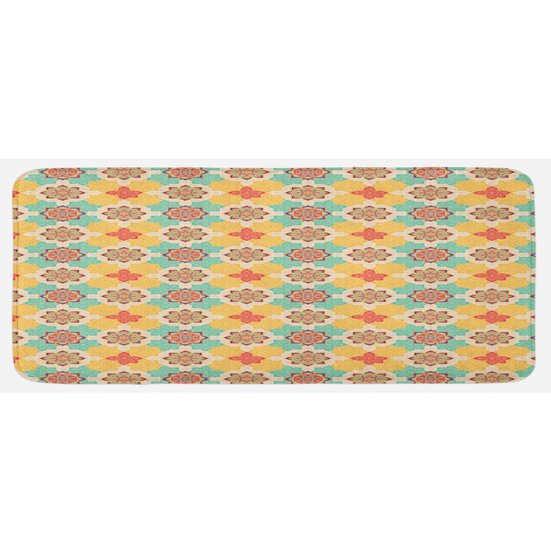 Eclectic Synthetic Kitchen Mat
