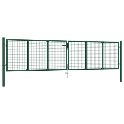Maghakia Mesh Garden Gate Steel Green