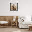 «Horse with Modern Drip», art mural encadré flottant par PI Creative Art-21599837-21598630
