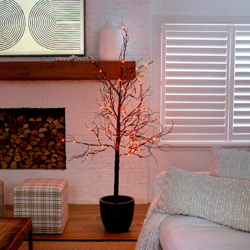 Arbre artificiel pré-éclairé H 72 po x l 28 po avec lumières DEL Chesham