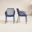 Chaise de salle à manger d'extérieur empilable Farrah-382686947