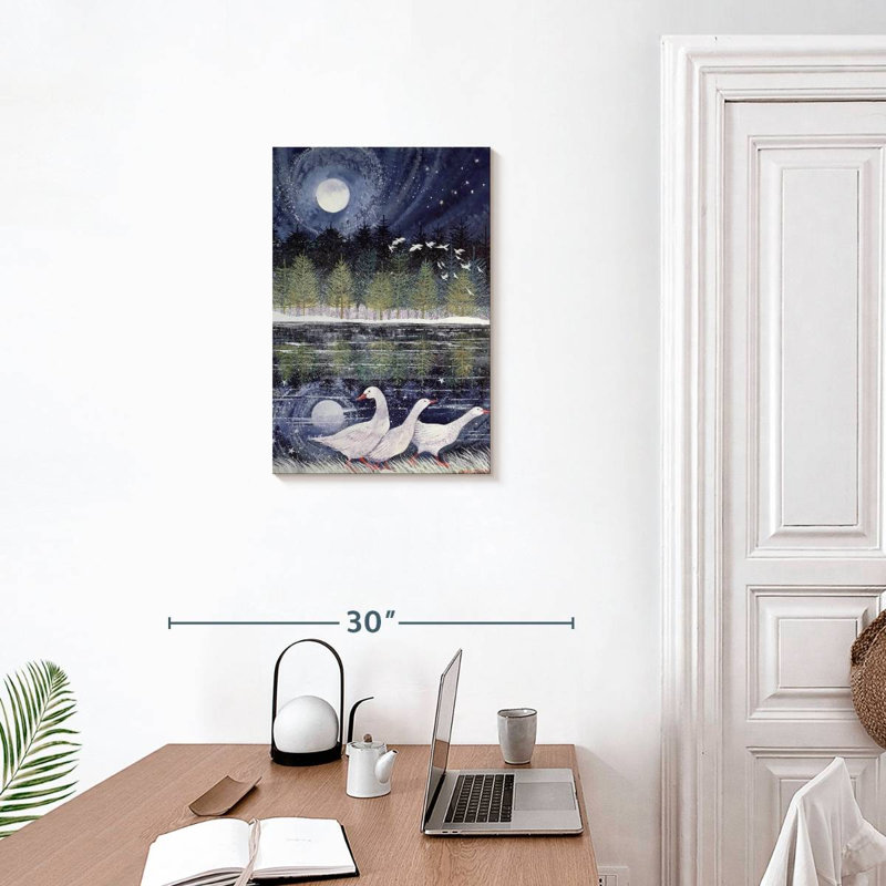 Brampt Snow Geese, 24" H x 16" W