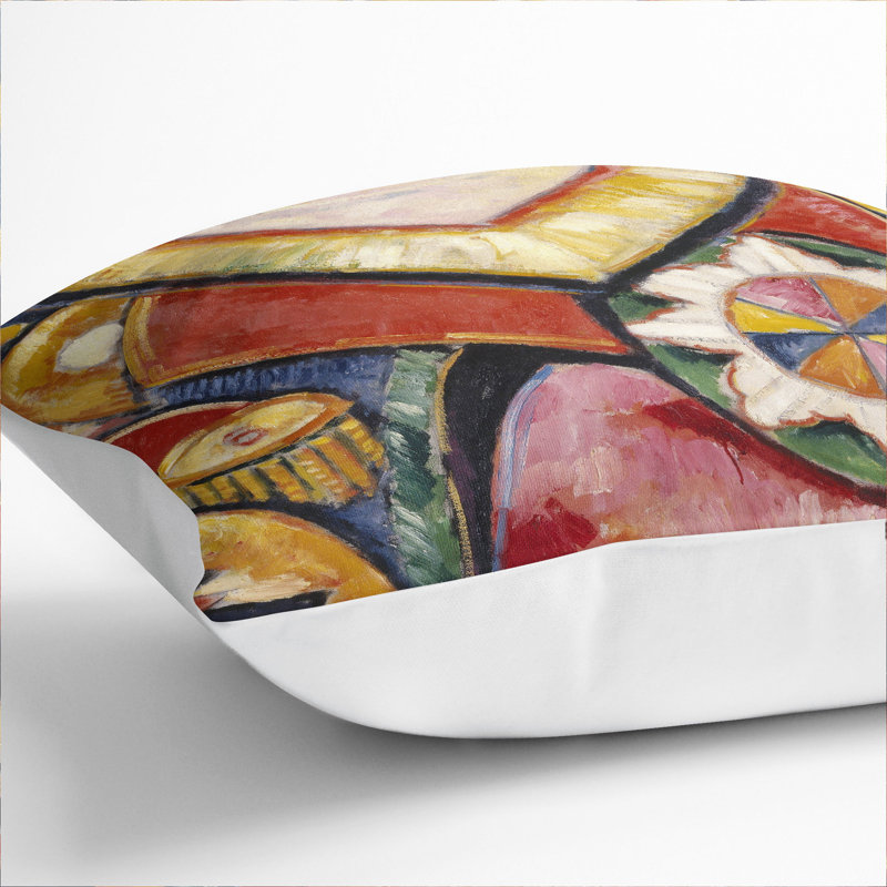 Painting No.48 by Marsden Hartley Scatter Cushion with Filling, 55cm H x 55cm W x 20cm D, White