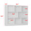 Bibliothèque standard à 3 niveaux H 40,9 po x l 39,4 po Anesha-1718543880