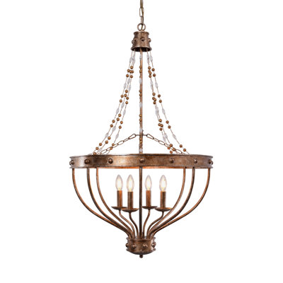 Oakpark 4 - Light Glass Chandelier