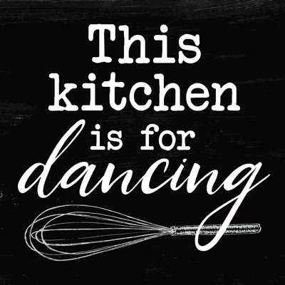 " Kitchen Dancing Wisk Black "