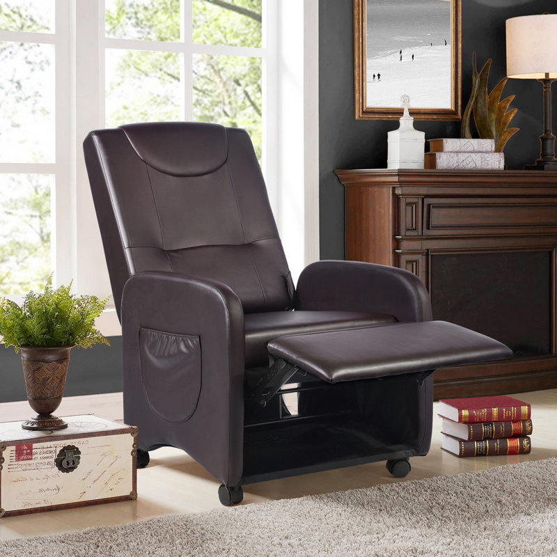 Abasi 64.5cm Wide Glider, Dark Brown