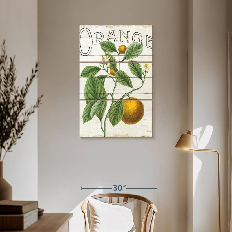 Yarlin Classic Citrus III Shiplap, 57" H x 36" W